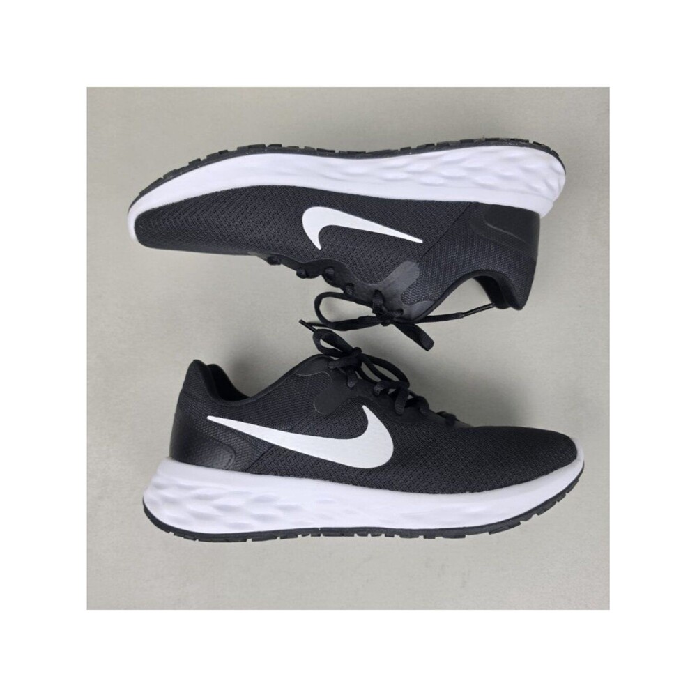 Nike Revolution 6 Sneakers Running Shoes Next Nature Black White Men's Size 8